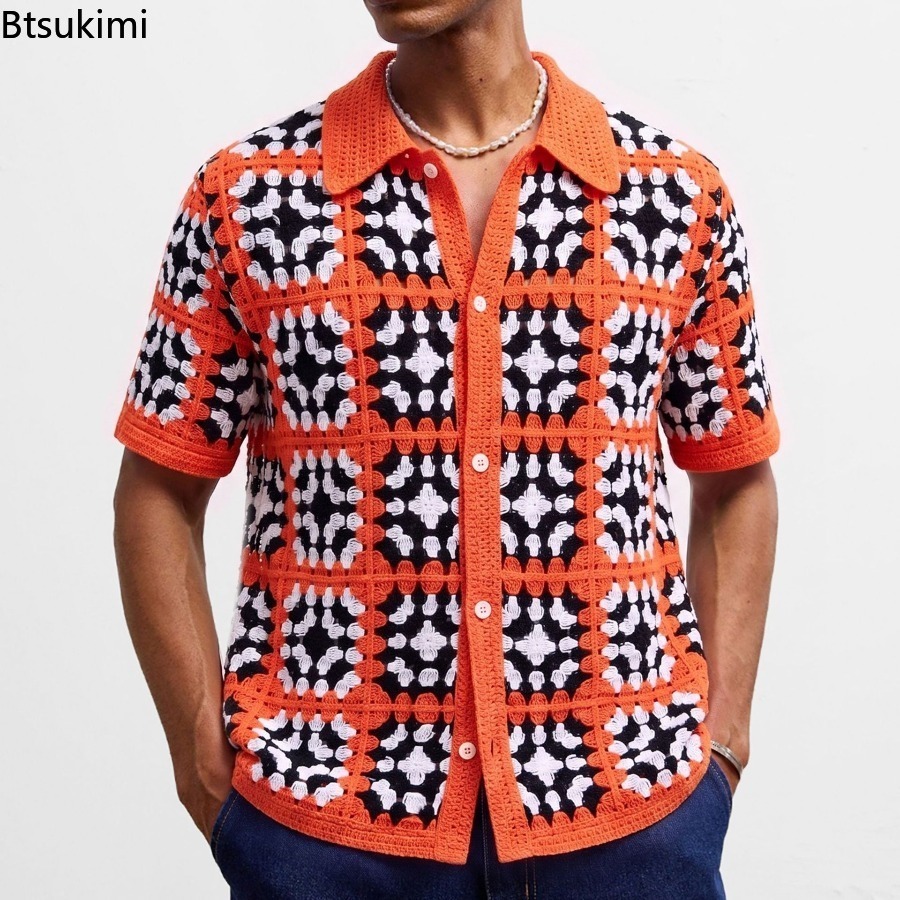 Urban Ethnic Fashion - Yeni Retro Etnik Tarz Erkek Örme