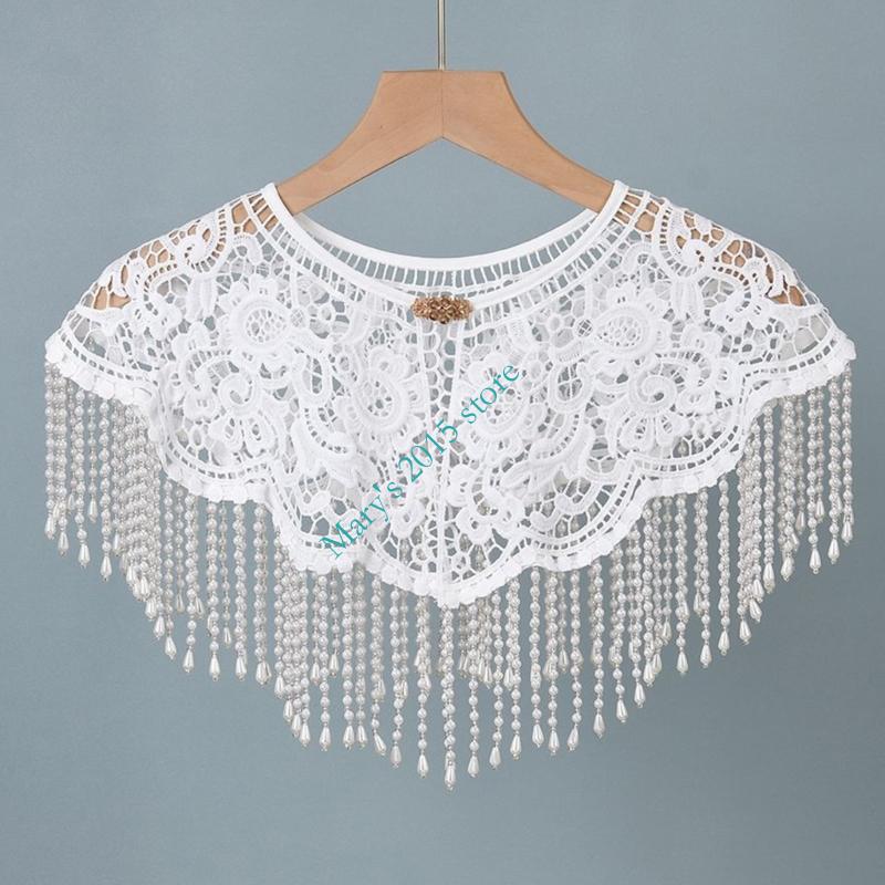Ethnic Fashion Design - Geleneksel Çin Tarzı İşlemeli Omuz Wrap