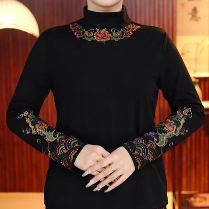 Winter Ethnic Fashion For Women - Kadın Sonbahar Kış Pamuklu Uzun Kollu