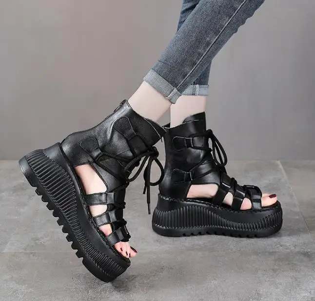 8CM etnik inek hakiki deri aya - Ethnic Fashion For Ladies incelemesi ve fiyatı