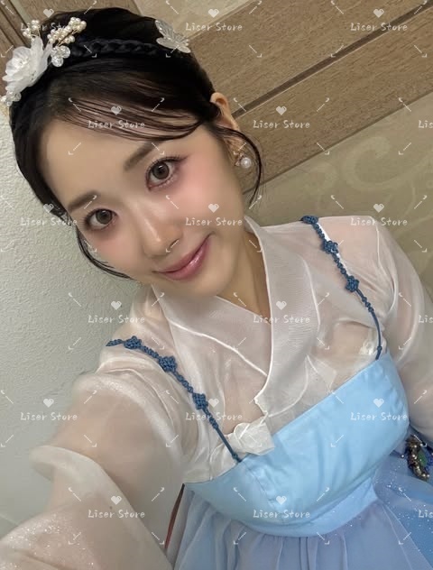 Liser Kısa Modern Hanbok Açık  - Hanbok Modern Set incelemesi ve fiyatı