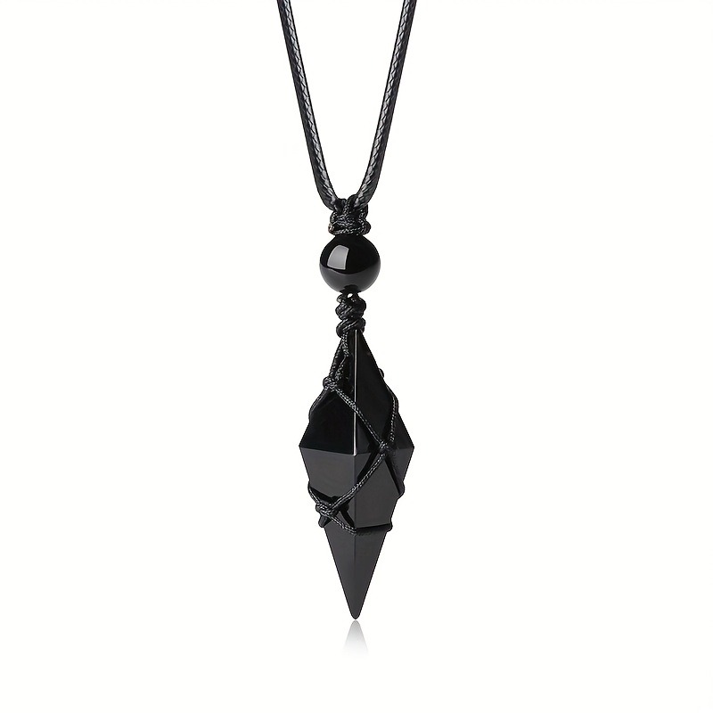 Siyah Obsidyen Ok Ucu Kristal  - Ethnic Fashion Wear For Women incelemesi ve fiyatı