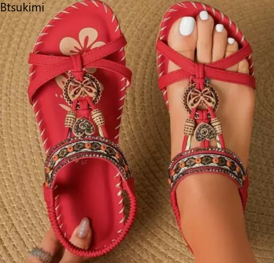 Kadın Bohemian Sandalet Açık P - Ethnic Fashion For Ladies incelemesi ve fiyatı