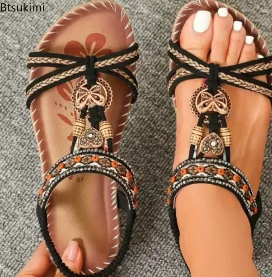 Kadın Bohemian Sandalet Açık P - Ethnic Fashion For Ladies incelemesi ve fiyatı