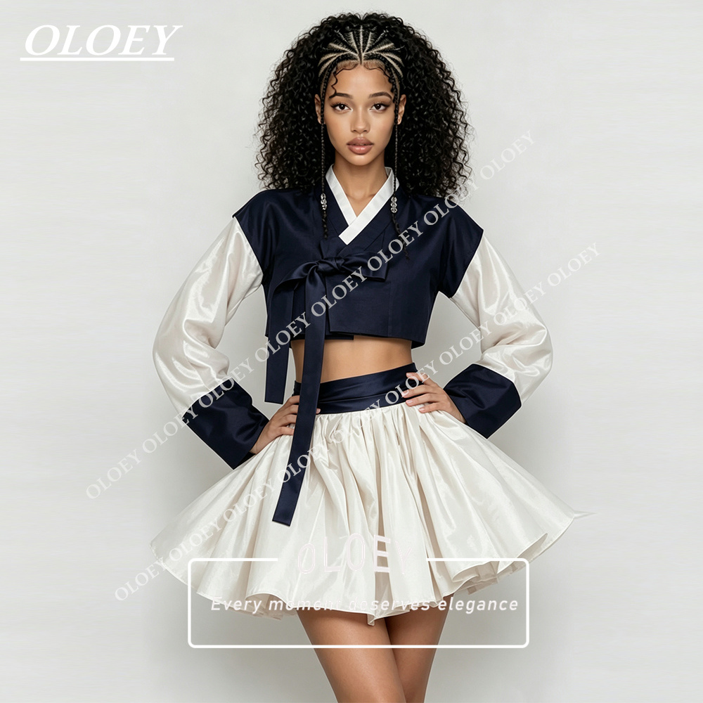 OLOEY Modern Lacivert Fildişi  - Hanbok Modern Set incelemesi ve fiyatı